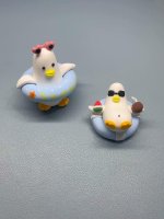 Adorable Clay Ducks - Handmade with Love