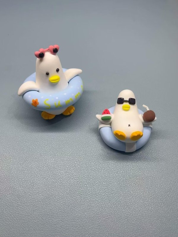 Adorable Clay Ducks - Handmade with Love