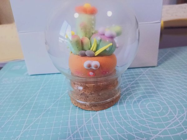 Adorable Clay Cactus - A Miniature Handmade Wonder