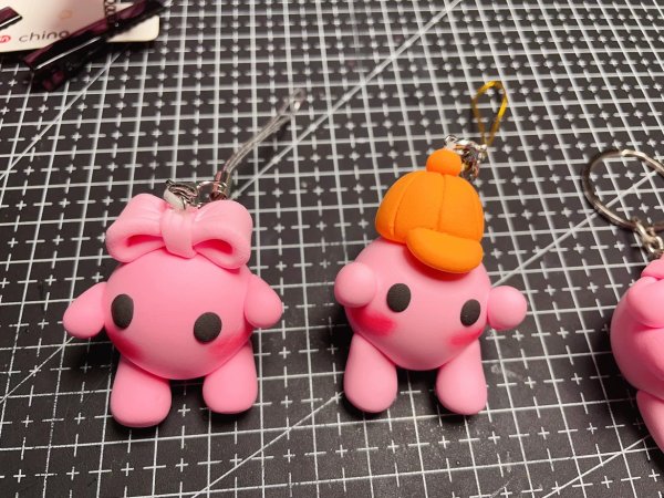 Adorable Clay Character Keychains