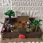 Charming Clay Village Scene with a House