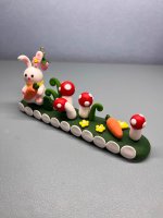 Adorable Clay Bunny Car Parking Sign - Handmade Craft