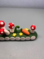 Adorable Clay Bunny Car Parking Sign - Handmade Craft