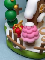 Charming Clay Christmas Winter Cottage - Handmade Decoration