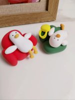 Relaxing Clay Ducks in Comfort