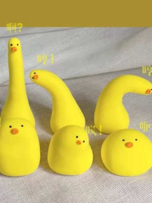 Adorable Clay Ducks with Expressions