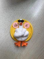 Cool Clay Duck with Sunglasses