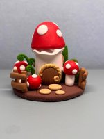 Charming Clay Mushroom House - Handmade with Love