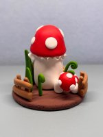 Charming Clay Mushroom House - Handmade with Love