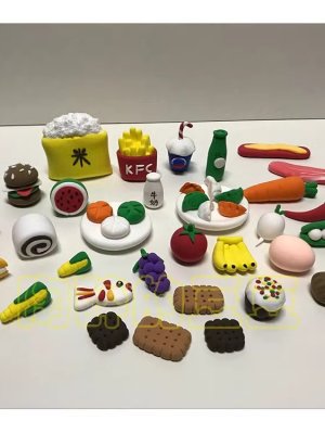 Colorful Clay Fast Food Miniatures