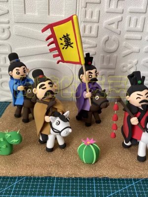 Colorful Clay Figurines of Historical Riders