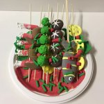 Colorful Clay Food Skewers with Accessories