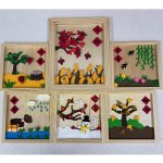 Colorful Clay Seasonal Nature Art