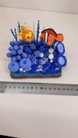 Colorful Clay Underwater Scene with Fish