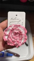 Elegant Clay Flower with Pink Petals