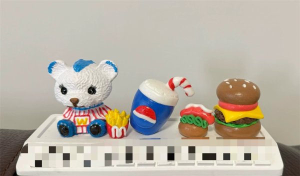 Fun Clay Fast Food Set with Bear