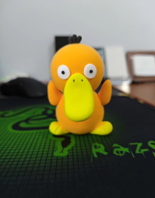 Adorable Orange Clay Duck