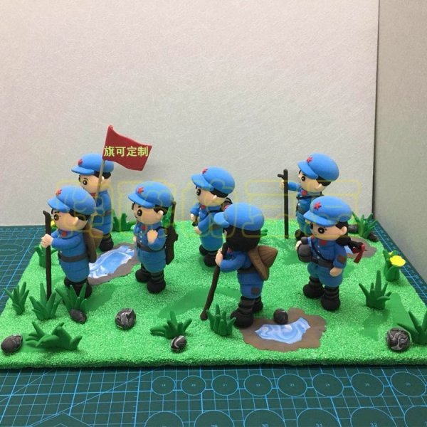 Playful Clay Figurines of Adventure Teams