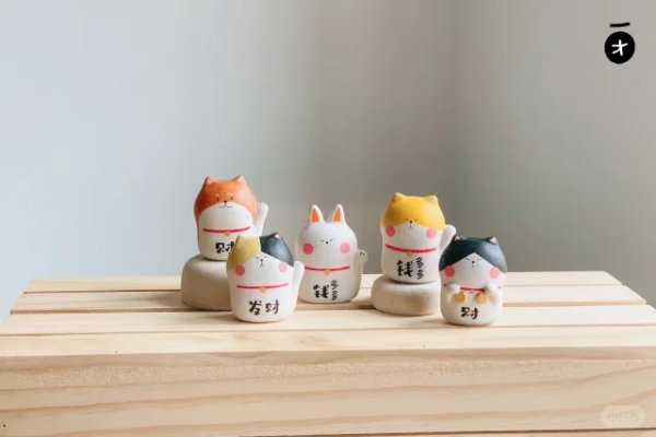 Playful Clay Animal Figurines Set